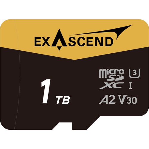 Exascend 1TB Catalyst UHS-I microSDXC Memory Card(Read:175MB/S, Write:150MB/S)