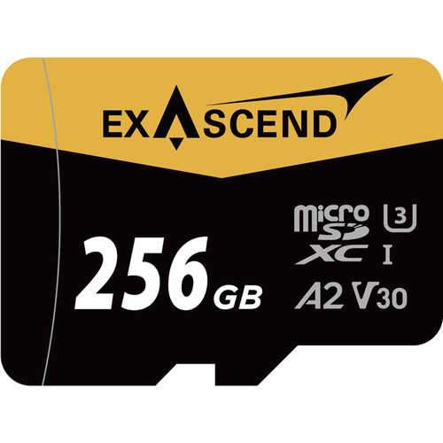 Exascend 256GB Catalyst UHS-I microSDXC Memory Card(Read:175MB/S, Write:150MB/S)