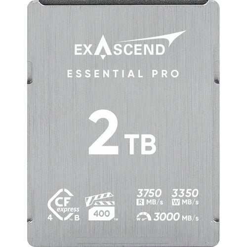 Exascend 2TB Essential Pro CFexpress 4.0 Type B Memory Card