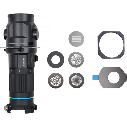Nanlite Zoomable Bowens Mount Projection Attachment 25° - 45°