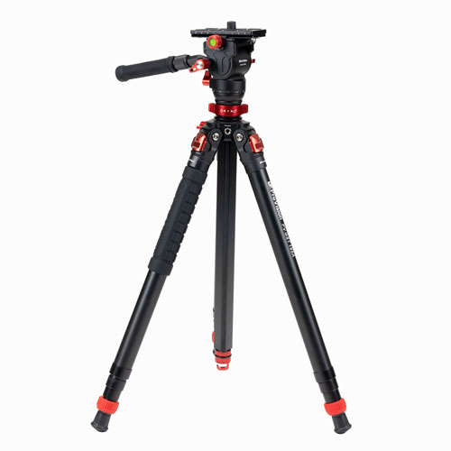 Provision iSpeedy PV GST 185A Video Tripod With Fluid Head & Fast-Locking System