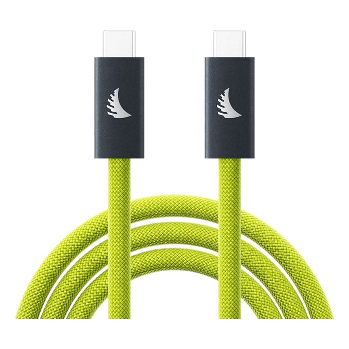 Angelbird USB-C 3.2 Solid Flex Tether Cable Lime 4.5m - 14.8 ft