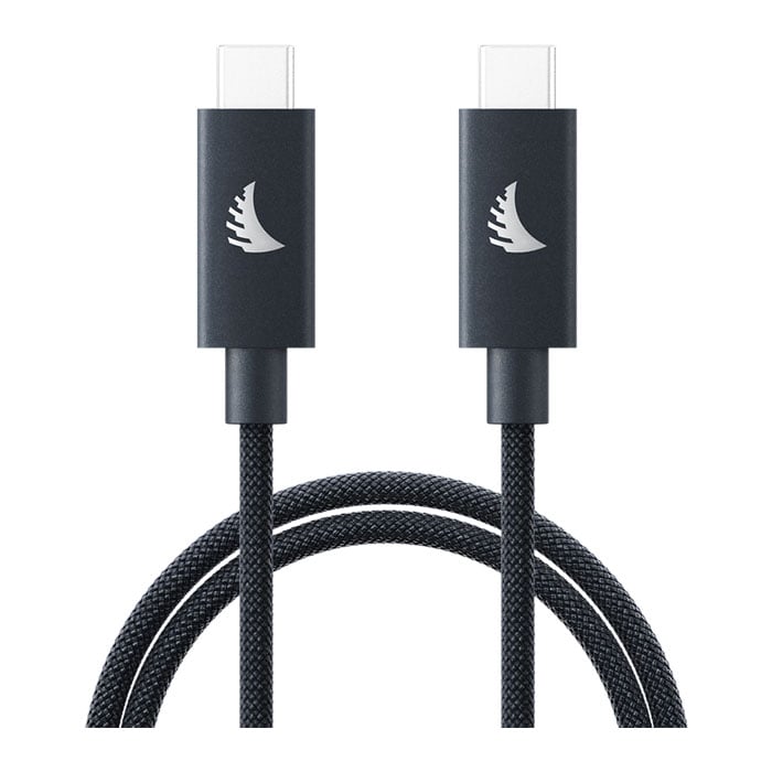 Angelbird USB-C 4.0 Solid Flex Cable Blue Gray 32 cm-1 ft